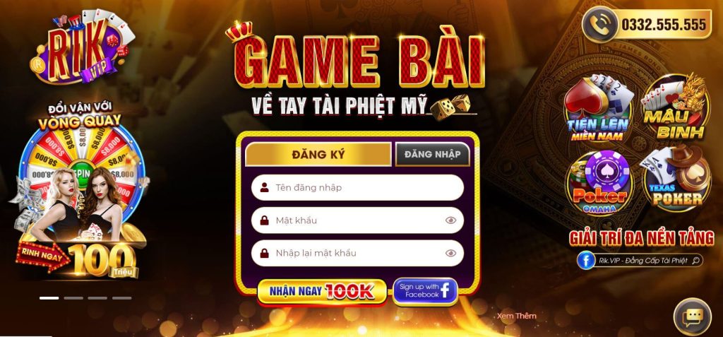 Quy trình gửi tiền/rút tiền tại cổng game RikVIP